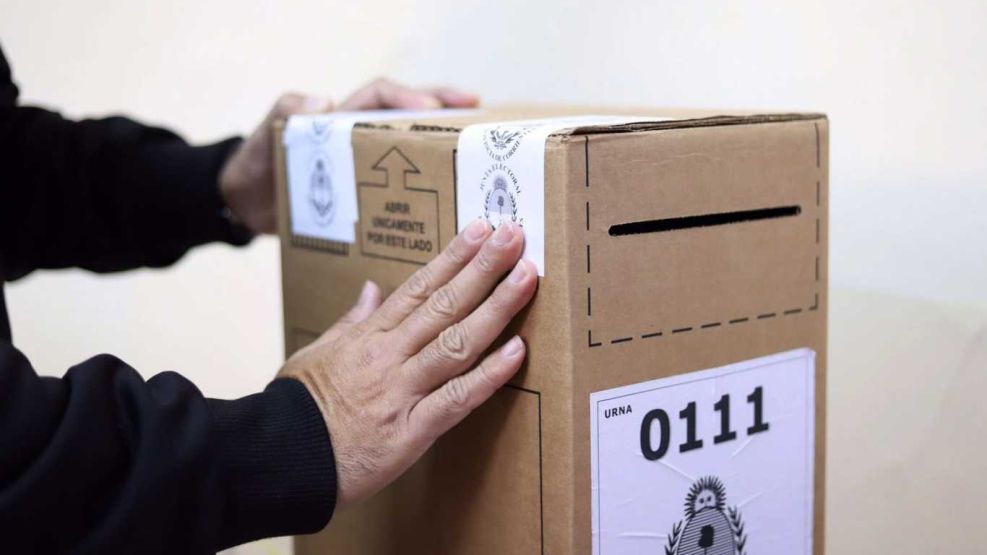 Urna como símbolo de las elecciones.