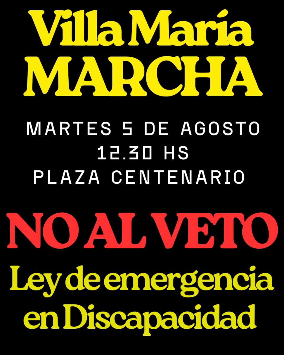 Flyer invitación marcha