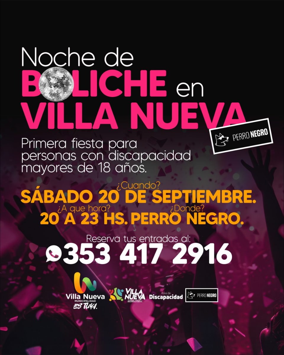 Flyer noche de boliche